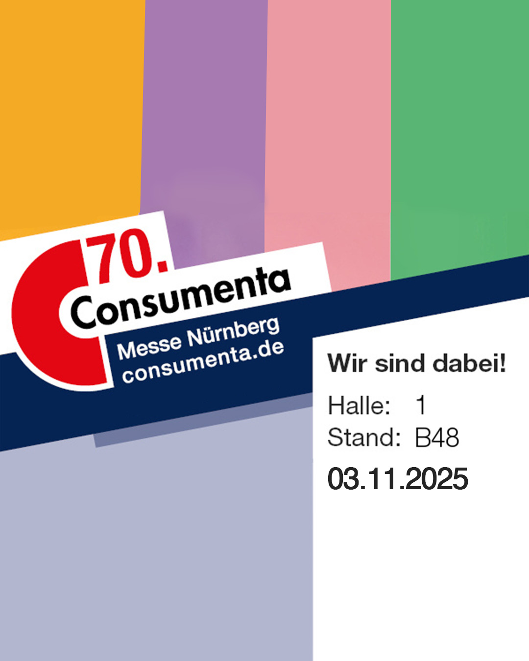 Wir sind auf der Consumenta